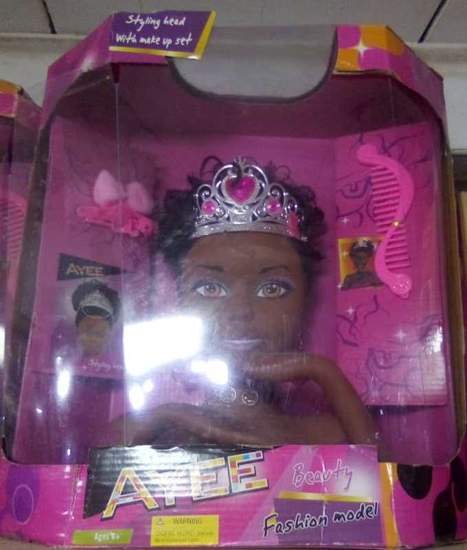 Tête à Coiffer Ayee Fashion Model – Poupée Coiffure avec Cheveux Longs pour Enfants