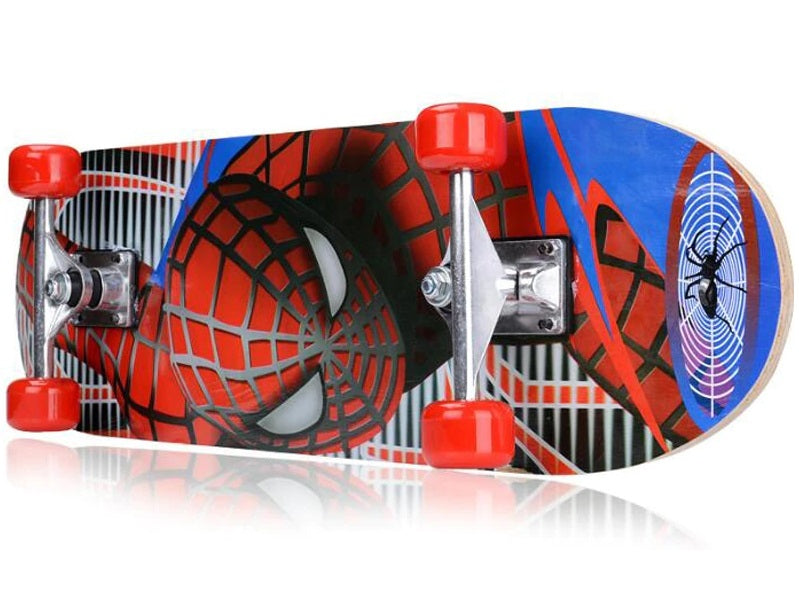 Skateboard Enfant Spiderman – Planche à Roulettes 60 cm