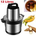 FoutouMix Mixeur de Foutou 12 Litres - 2 Lames Double Couche - 1.500 W
