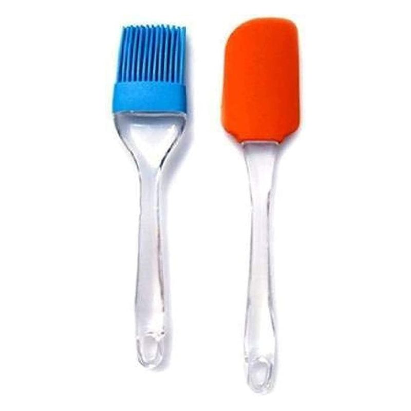 Set de Spatule et Pinceau pour Cuisine Pâtisserie - Silicone Alimentaire - Multicolore