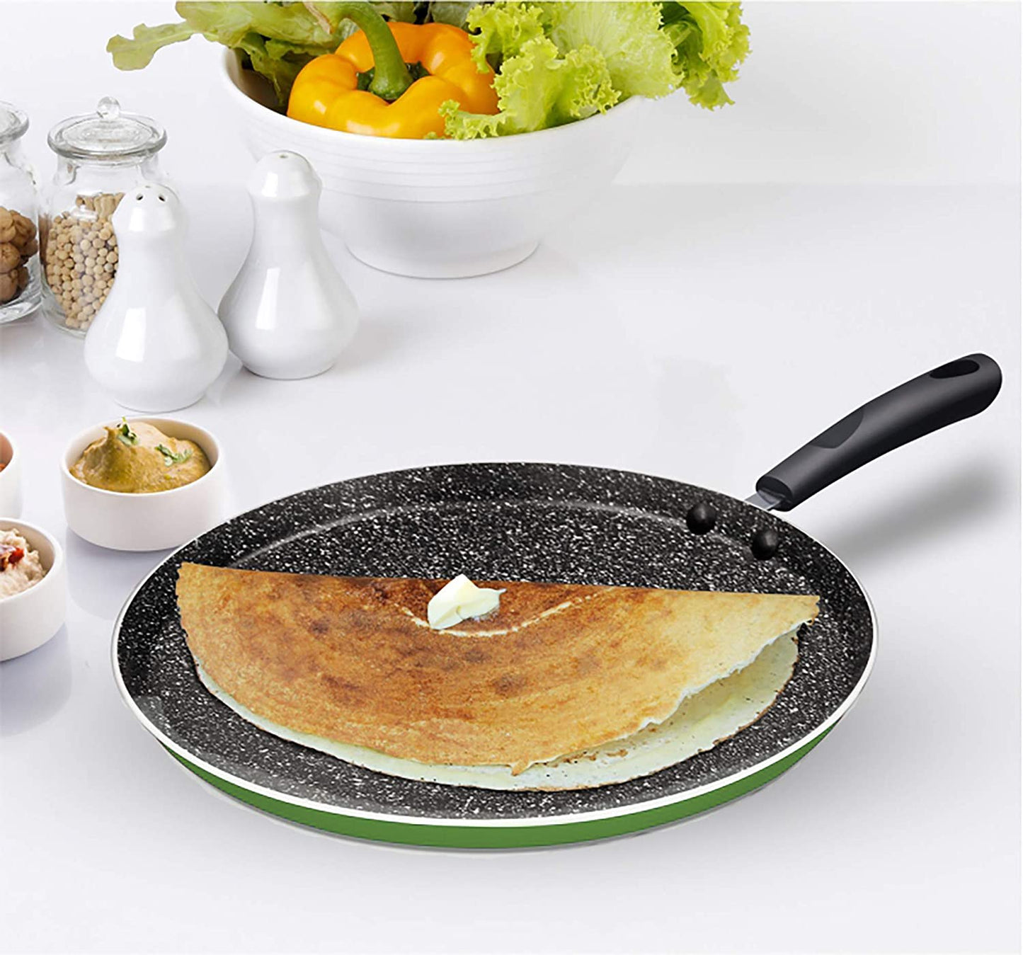 Poêle à Crêpes Antiadhésive Granito – 26 cm