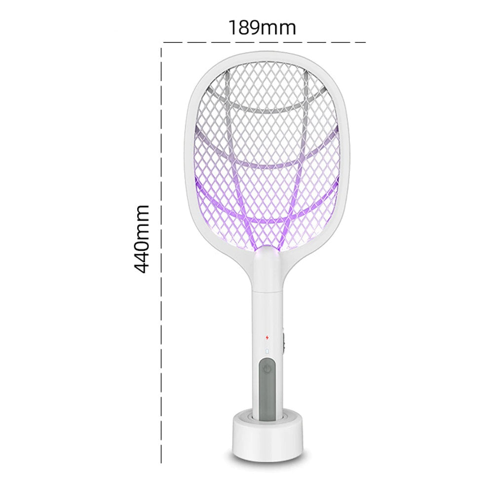 Raquette Anti-Moustiques Rechargeable 2 en 1