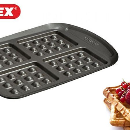 Moule à Gaufres Asimetria 4 Empreintes – Antiadhésif – Acier Carbone – Four