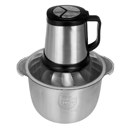 FoutouMix Mixeur de Foutou 5 Litres - 2 Lames Double Couche - 800 W