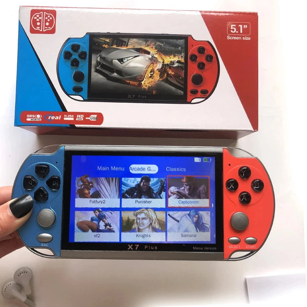 Console de Jeu Portable Rétro X7 Plus/X12 – Écran HD – Multi-Jeux
