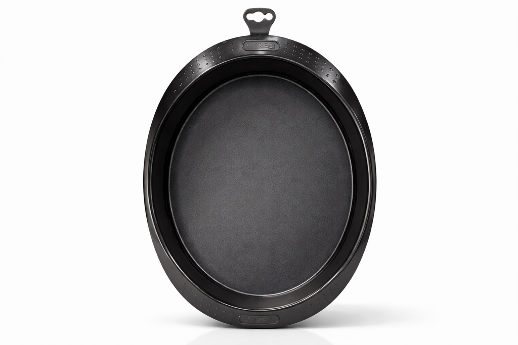 Classic Plat à Four Ovale Metal 28 x 23 cm – Moule Antiadhésif Résistant Four 230°C