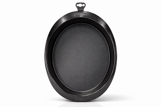 Classic Plat à Four Ovale Metal 28 x 23 cm – Moule Antiadhésif Résistant Four 230°C
