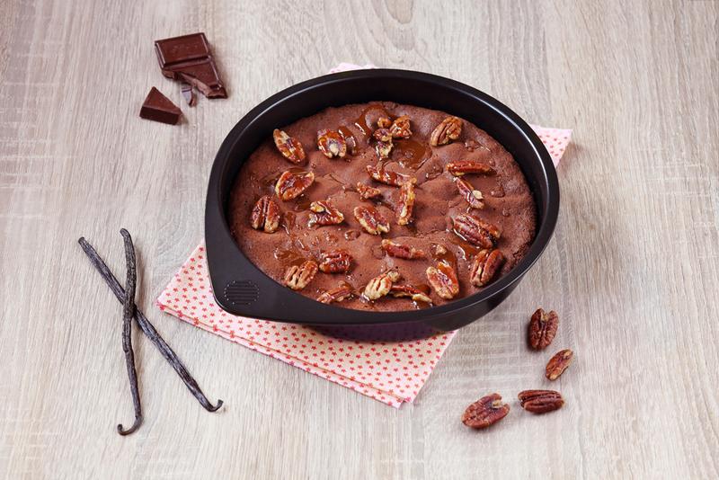 Magic Moule à Manqué/Tarte/Gateau En  Métal Antiadhésif - 26 Cm - Noir