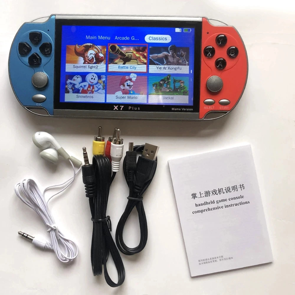 Console de Jeu Portable Rétro X7 Plus/X12 – Écran HD – Multi-Jeux