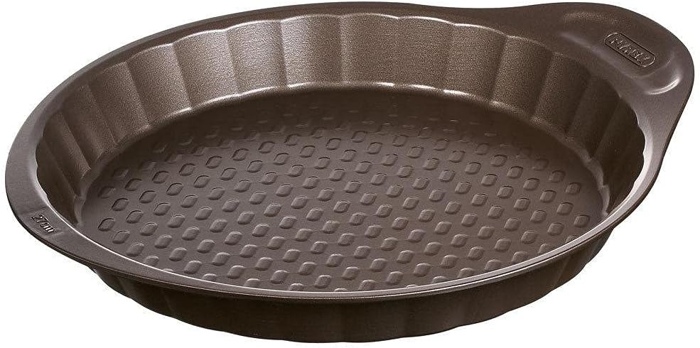 Moule à Tarte Asimetria 30 cm – Anti-adhésif – Acier Carboné – Four 230°C – Chocolat