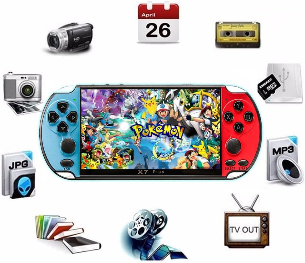 Console de Jeu Portable Rétro X7 Plus/X12 – Écran HD – Multi-Jeux