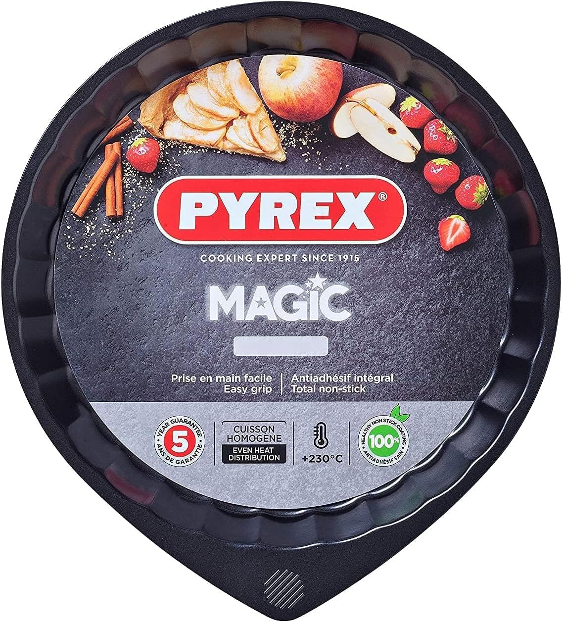 Magic Moule à Tarte 30 cm – Revêtement Antiadhésif Haute Qualité
