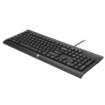 HP K1600 Clavier Filaire AZERTY USB – Résistant aux Éclaboussures – Noir