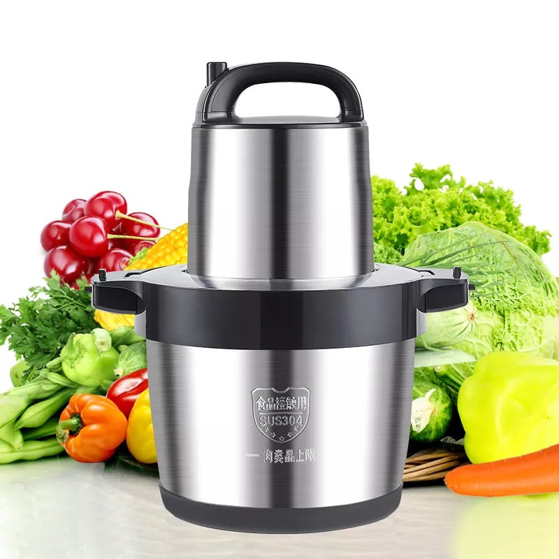 FoutouMix Mixeur de Foutou 12 Litres - 2 Lames Double Couche - 1.500 W