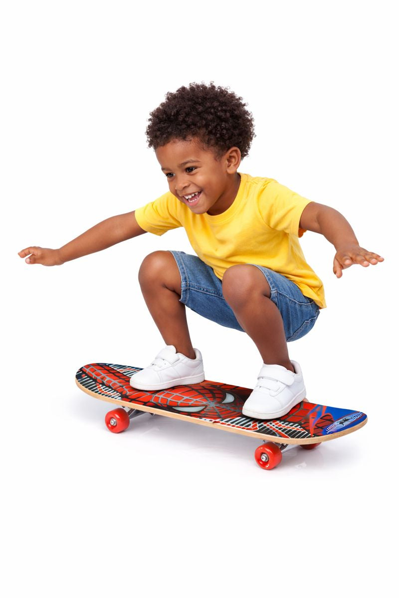 Skateboard Enfant Spiderman – Planche à Roulettes 60 cm