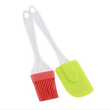 Set de Spatule et Pinceau pour Cuisine Pâtisserie - Silicone Alimentaire - Multicolore