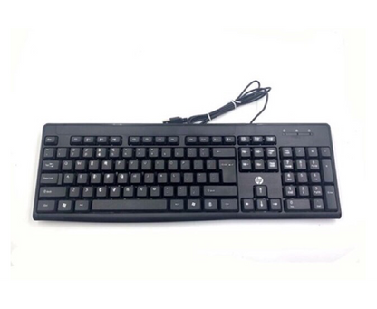 HP K1600 Clavier Filaire AZERTY USB – Résistant aux Éclaboussures – Noir