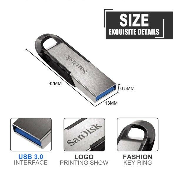 Ultra Flair CZ73 – Clé USB 3.0 Haute Vitesse Jusqu’à 150 Mo/s