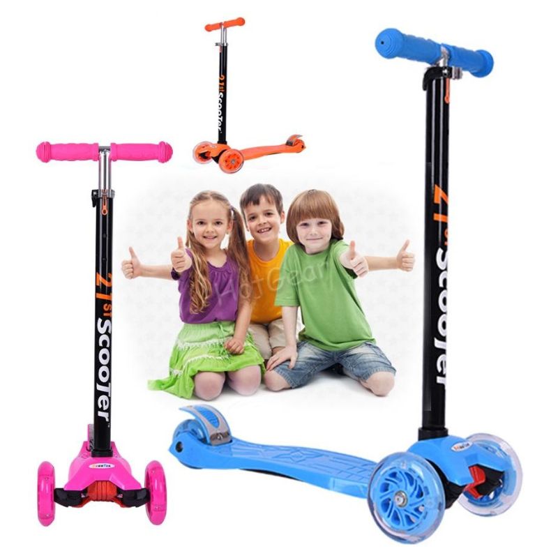 Trottinette pour Enfants Scooter - avec Lumière - 3 à 10 ans